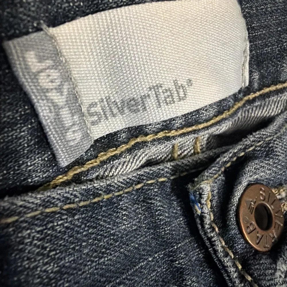 VTG Levi's Men's True Boot Silvertab Medium Wash 32x32 Denim Jeans